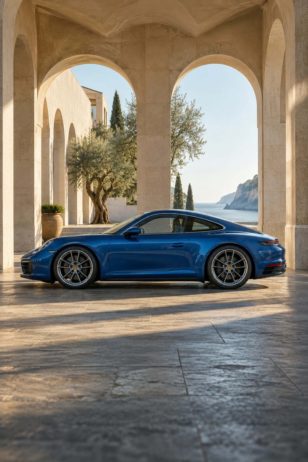 АВТО 1008133 Порше 911 синий Аркады