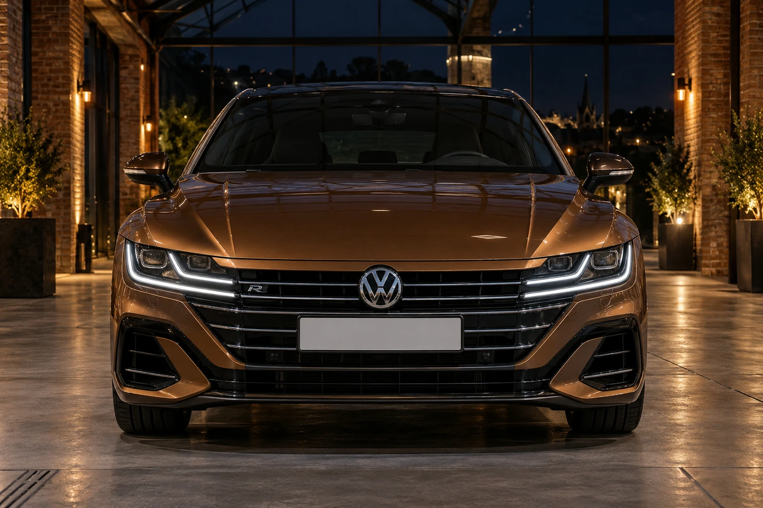 АВТО 1007262 Volkswagen Arteon R бронзовый индустриальный павильон