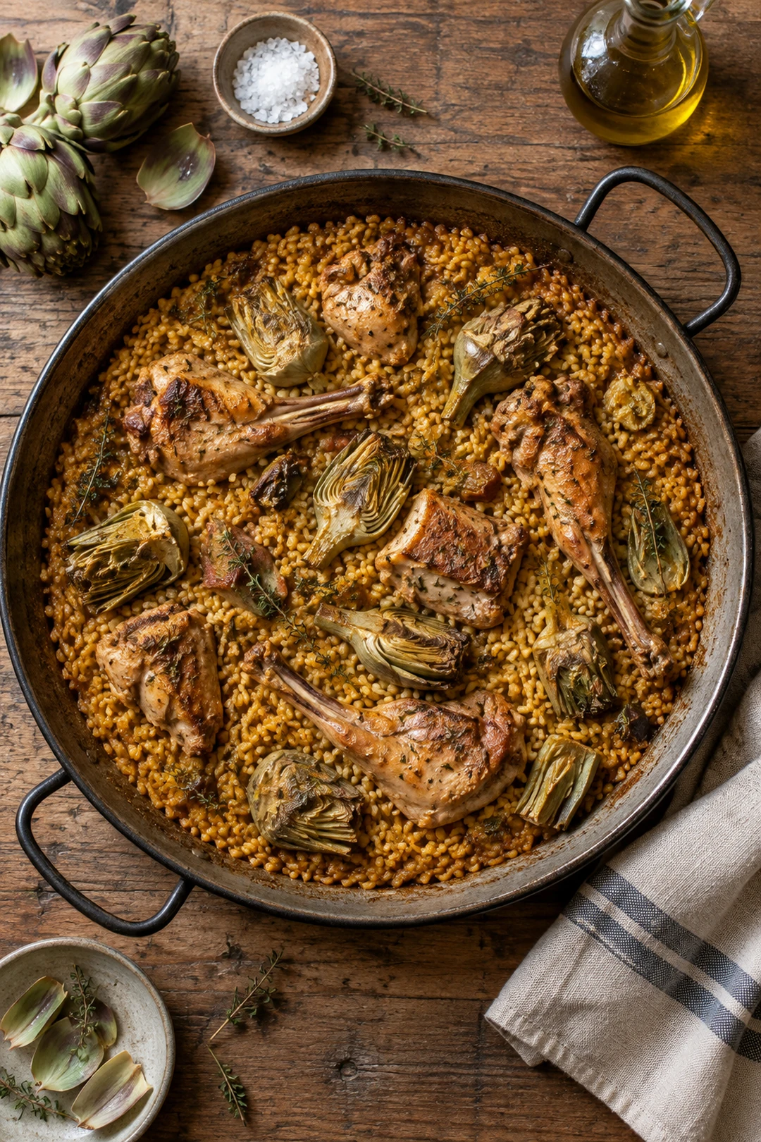 ЕДА 1001069 паэлья с кроликом и артишоками