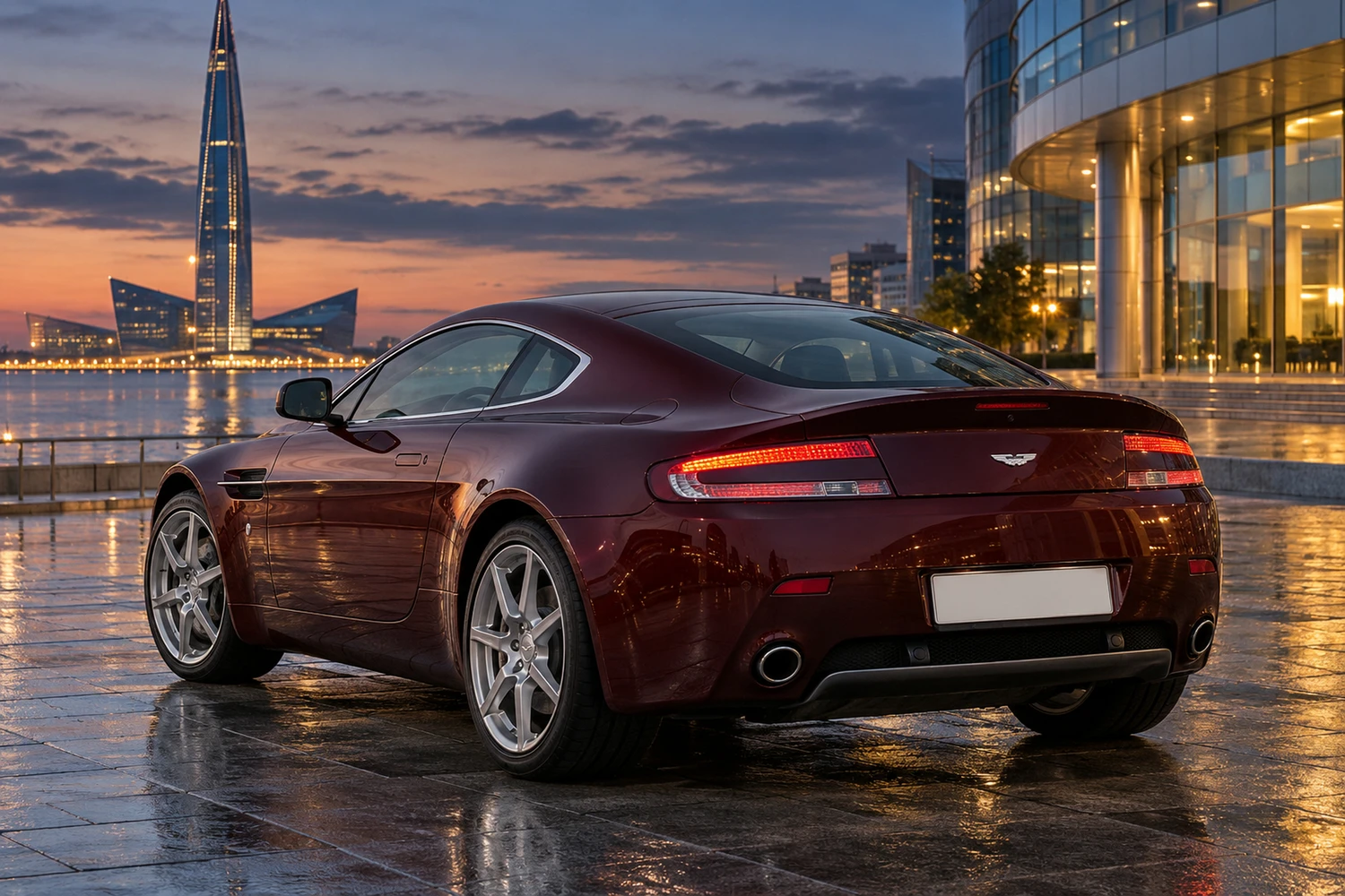 АВТО 1007252 Aston Martin V8 Vantage бордовый Санкт Петербург