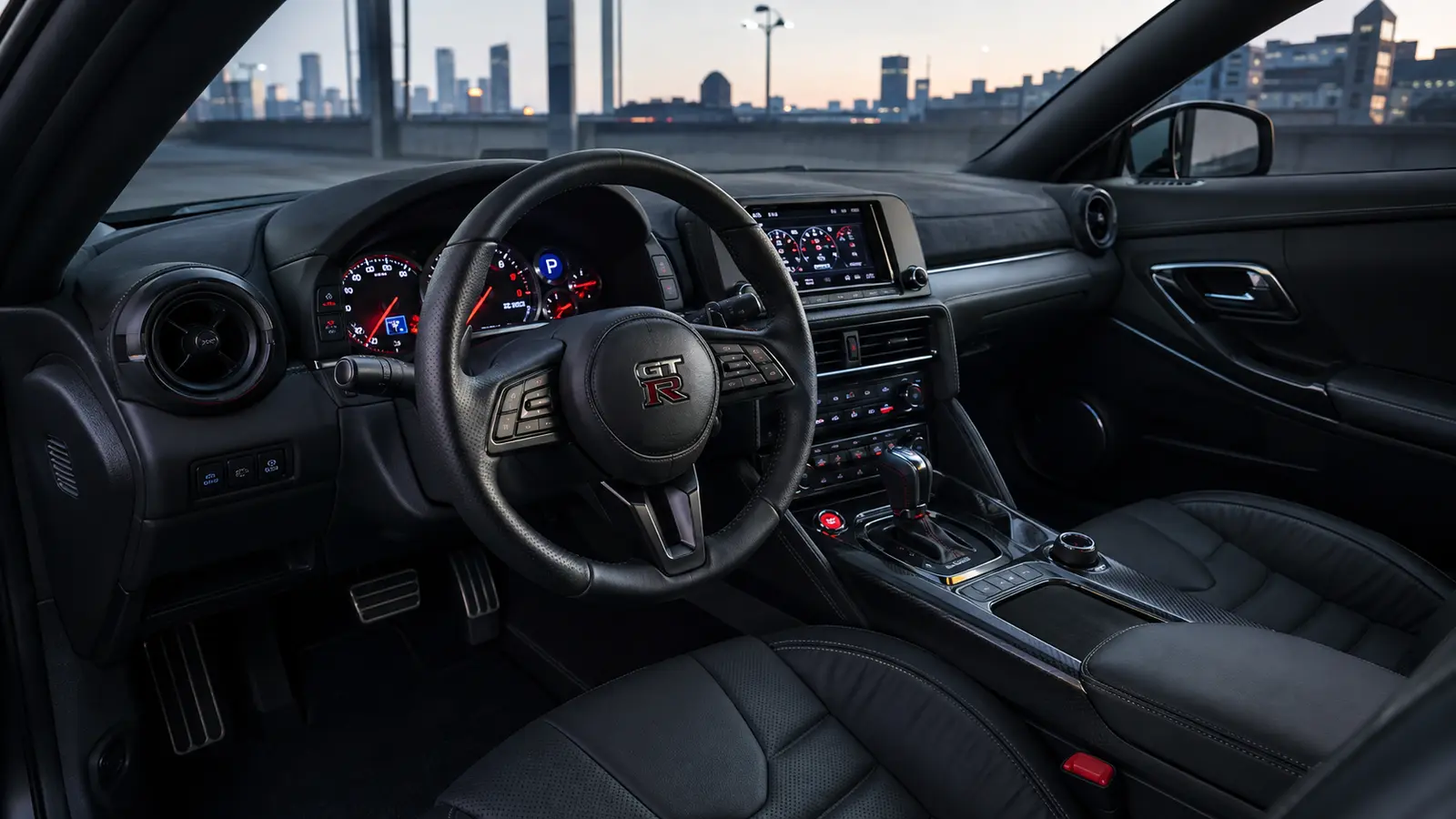 АВТО 1000284 салон Nissan GT-R R35 на рассвете