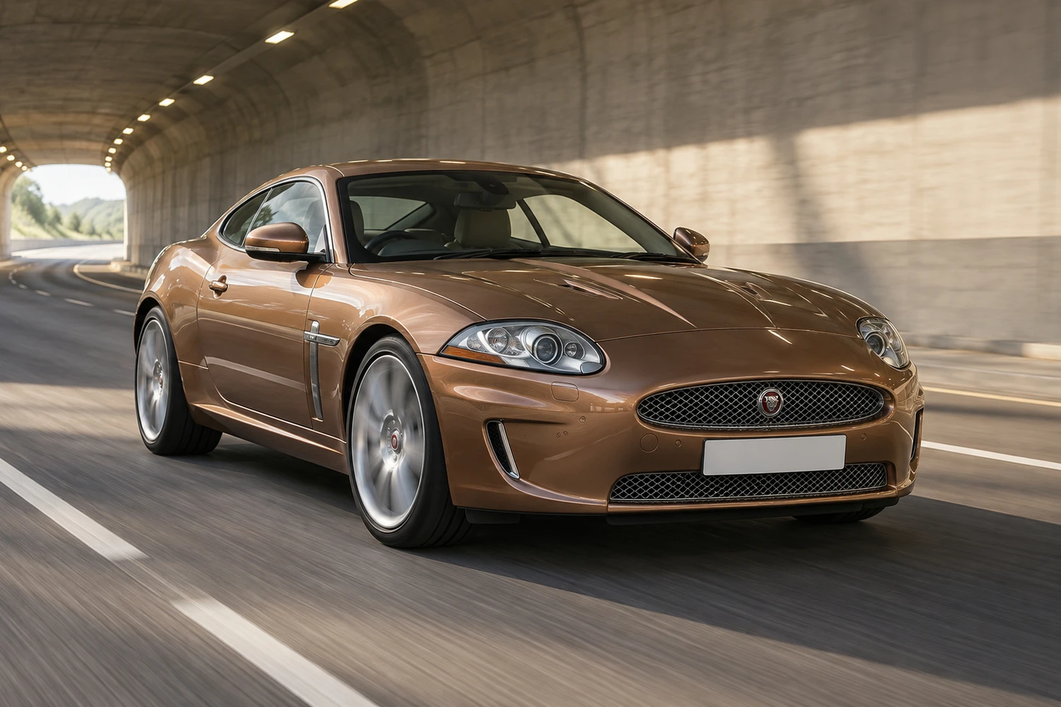 АВТО 1007324 Jaguar XKR X150 бронзовый бетонный тоннель