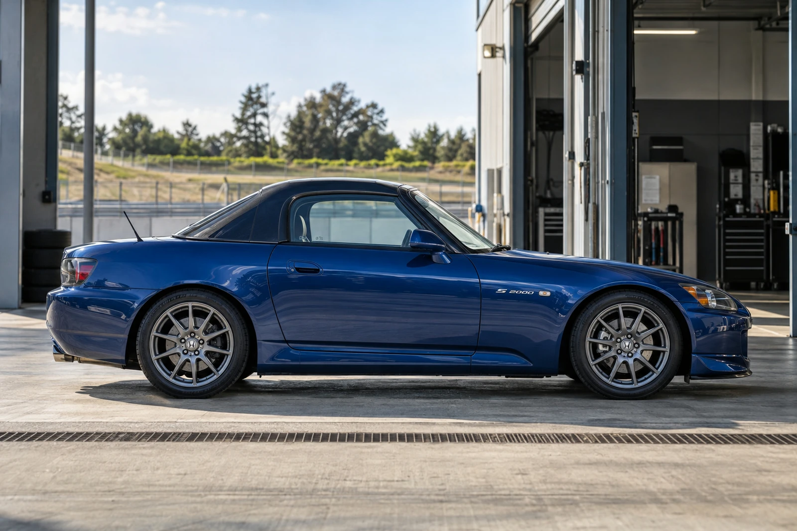 АВТО 1007862 Хонда S2000 синий Сервисный бокс