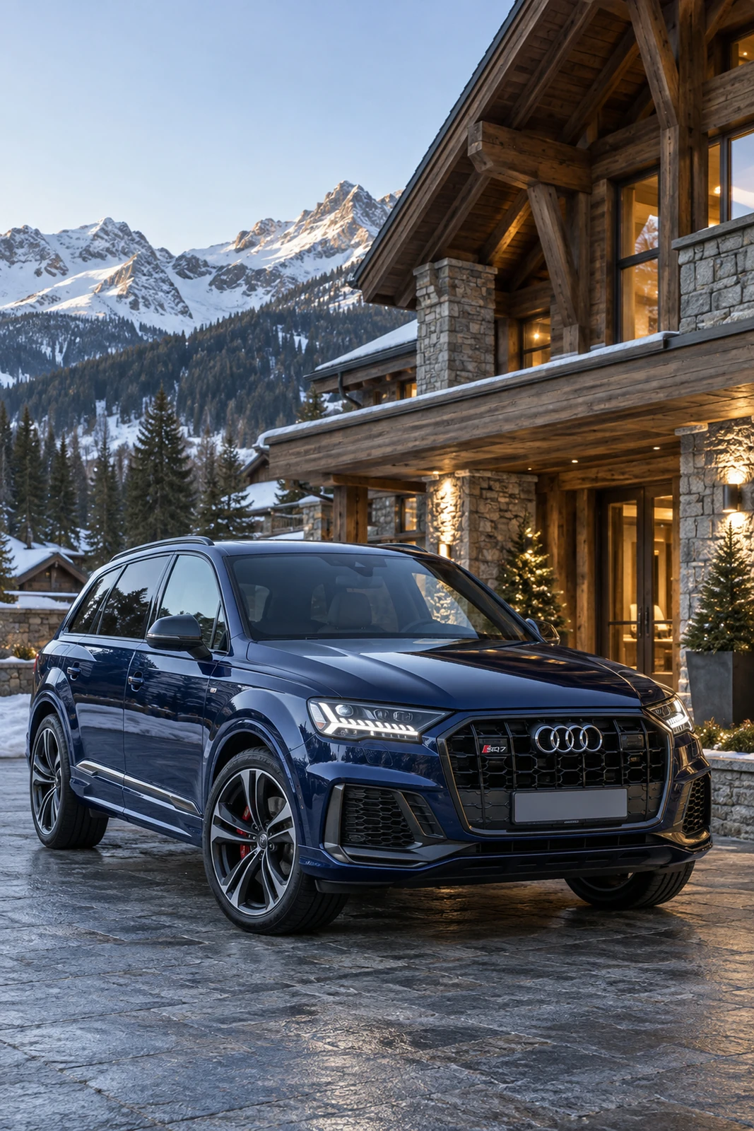 АВТО 1007691 Ауди-SQ7-альпийский-отель