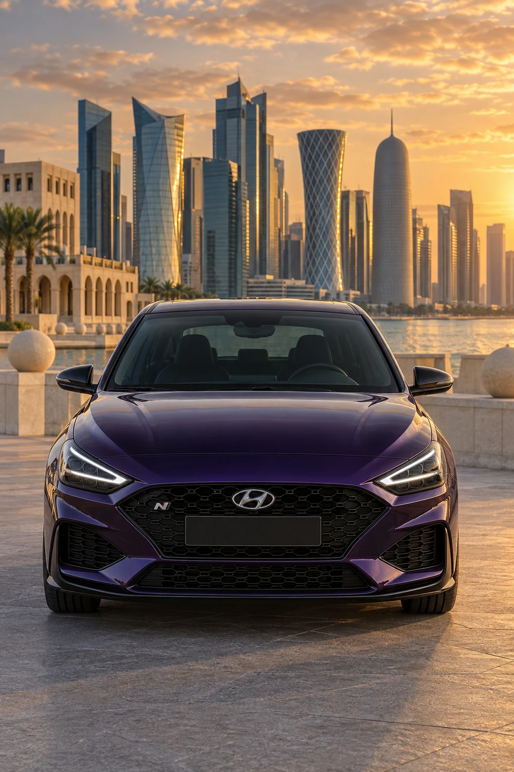 АВТО 1006761 Hyundai i30N фиолетовый Доха