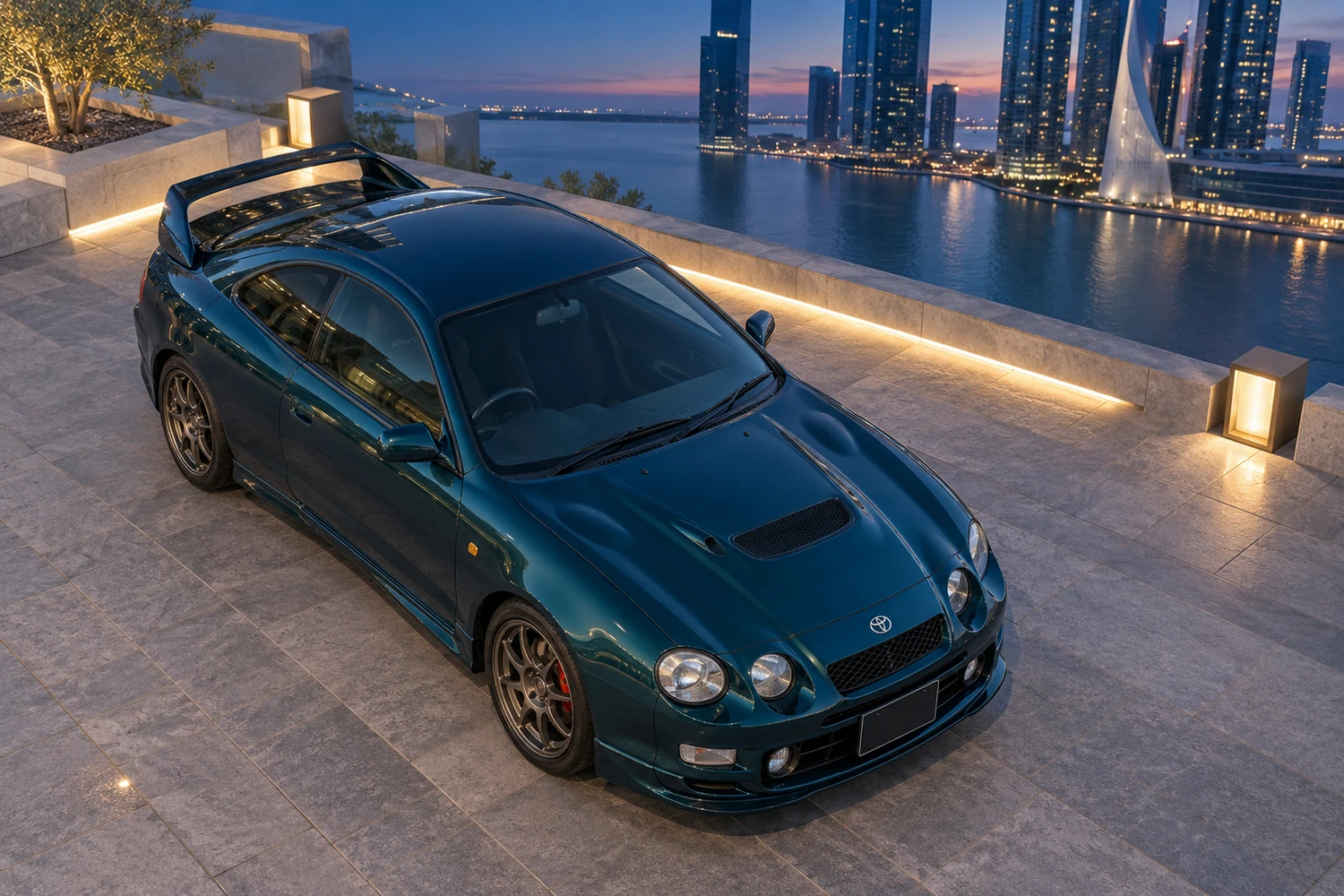 АВТО 1006811 Toyota Celica GT Four бирюзовый Абу Даби