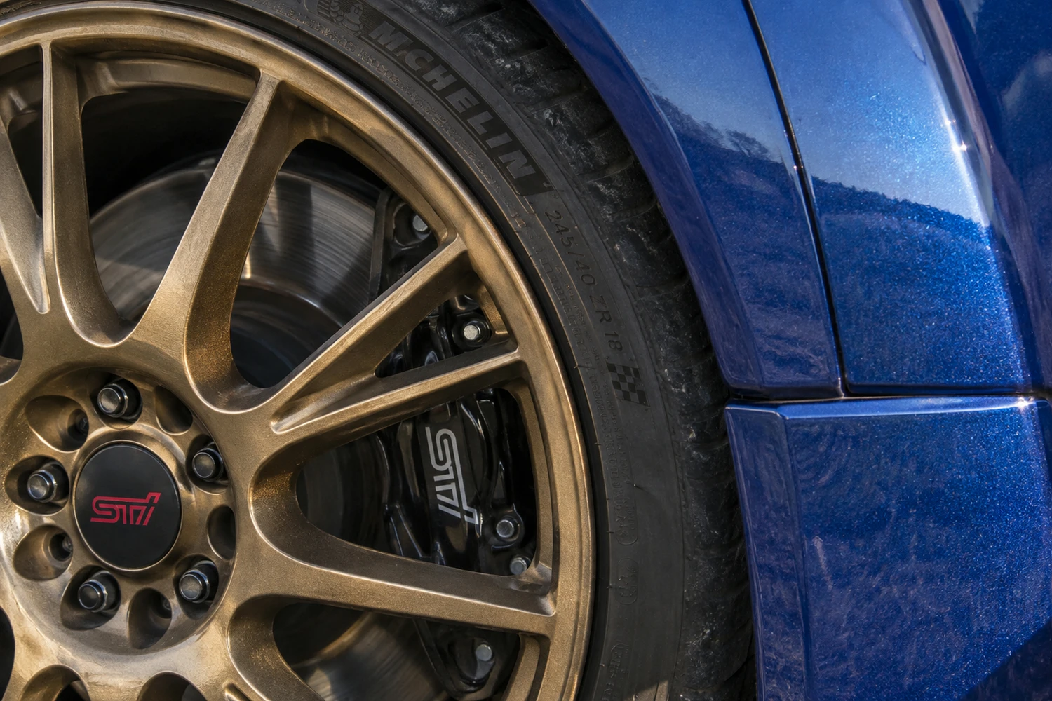 АВТО 1007478 Subaru STI GR деталь колесо и крыло