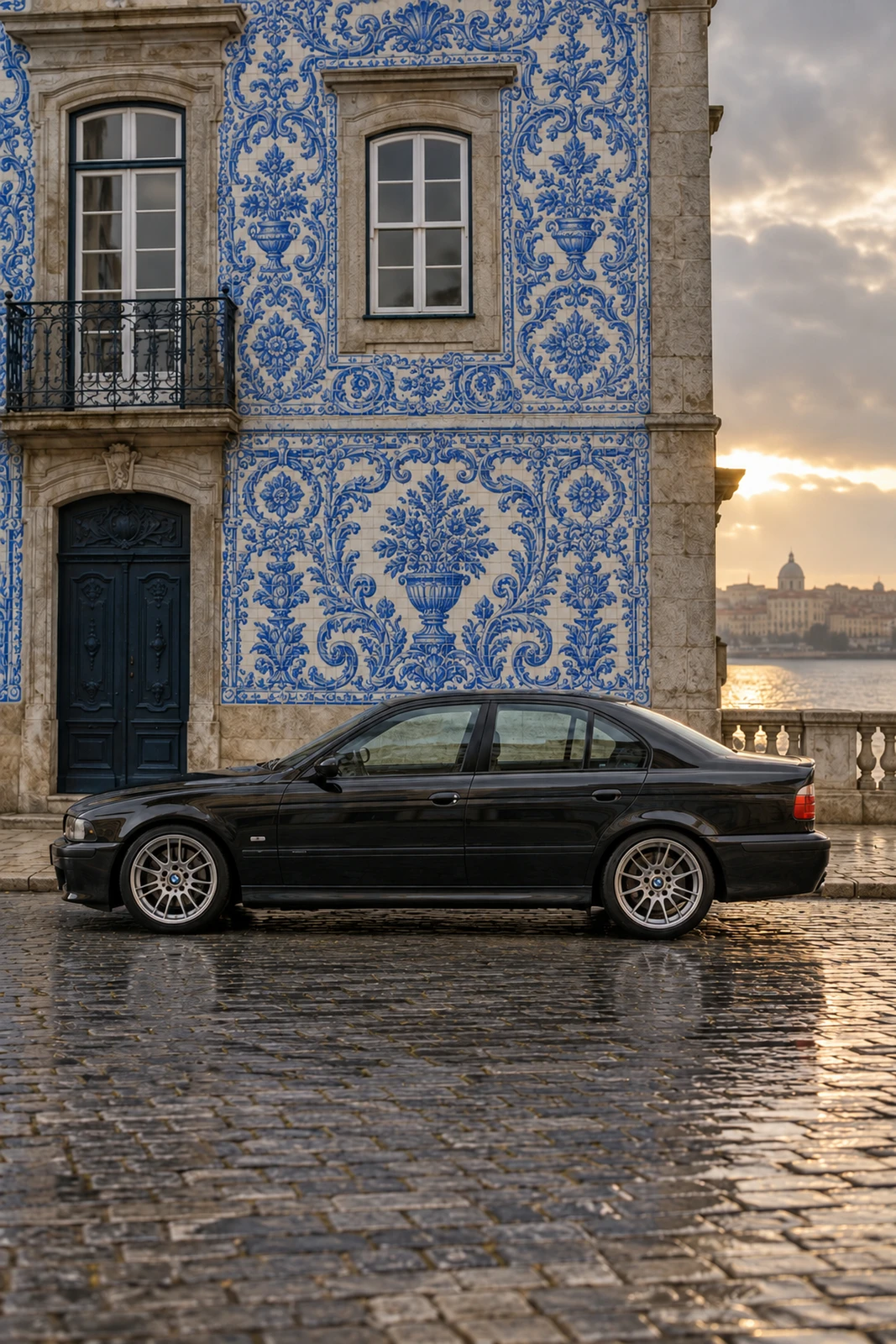 АВТО 1008149 БМВ M5 E39 чёрный Лиссабон