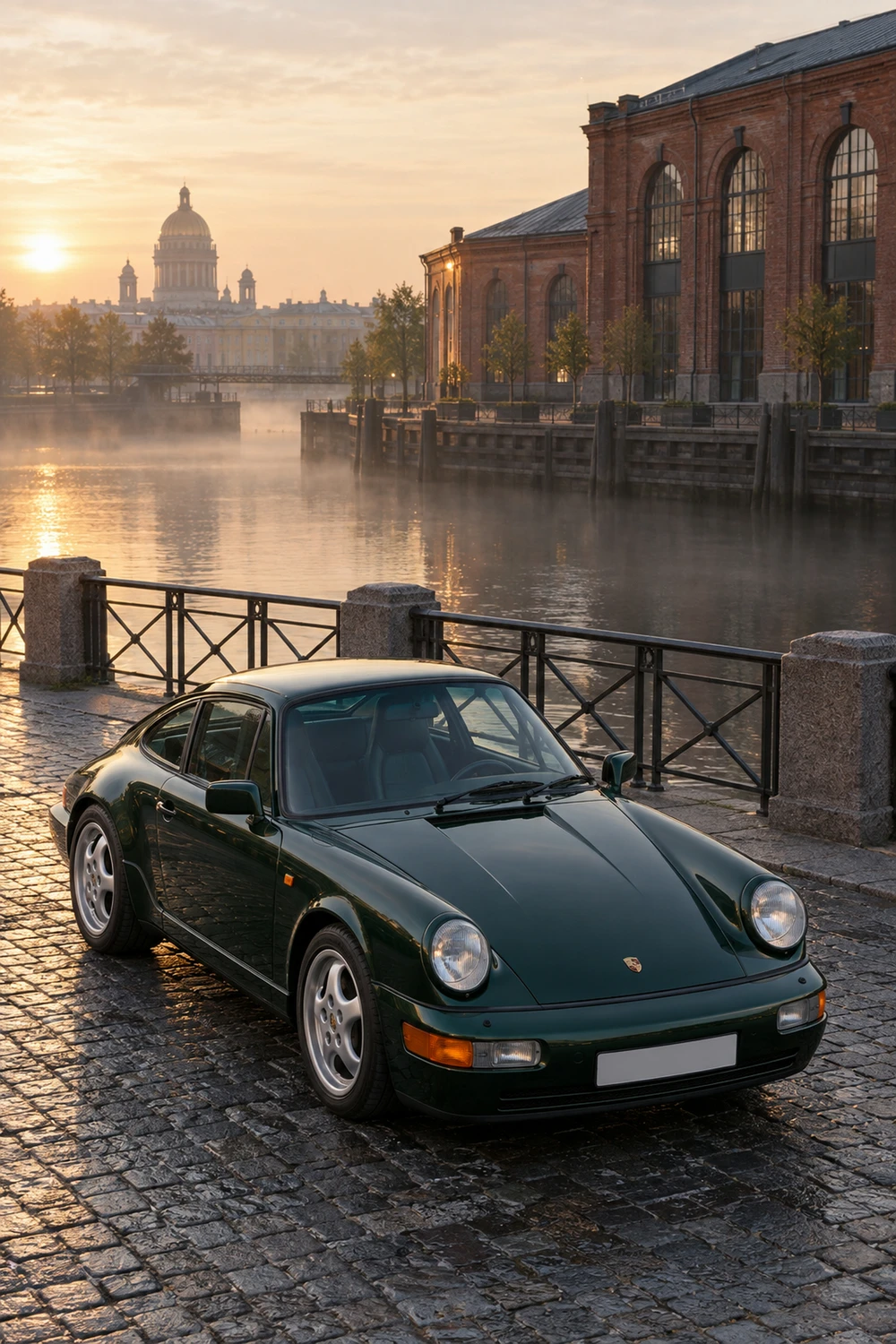 АВТО 1007210 Porsche 911 Carrera 964 зелёный Санкт Петербург