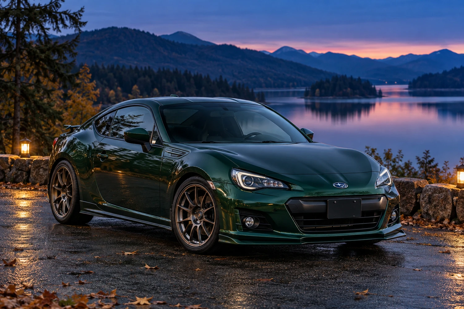 АВТО 1006723 Subaru BRZ ZC6 изумрудный тихое озеро