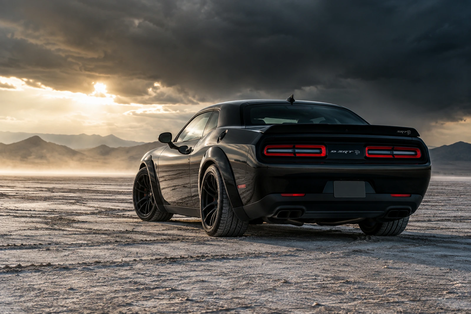 АВТО 1007814 Додж-Challenger-Hellcat-соляное-озеро