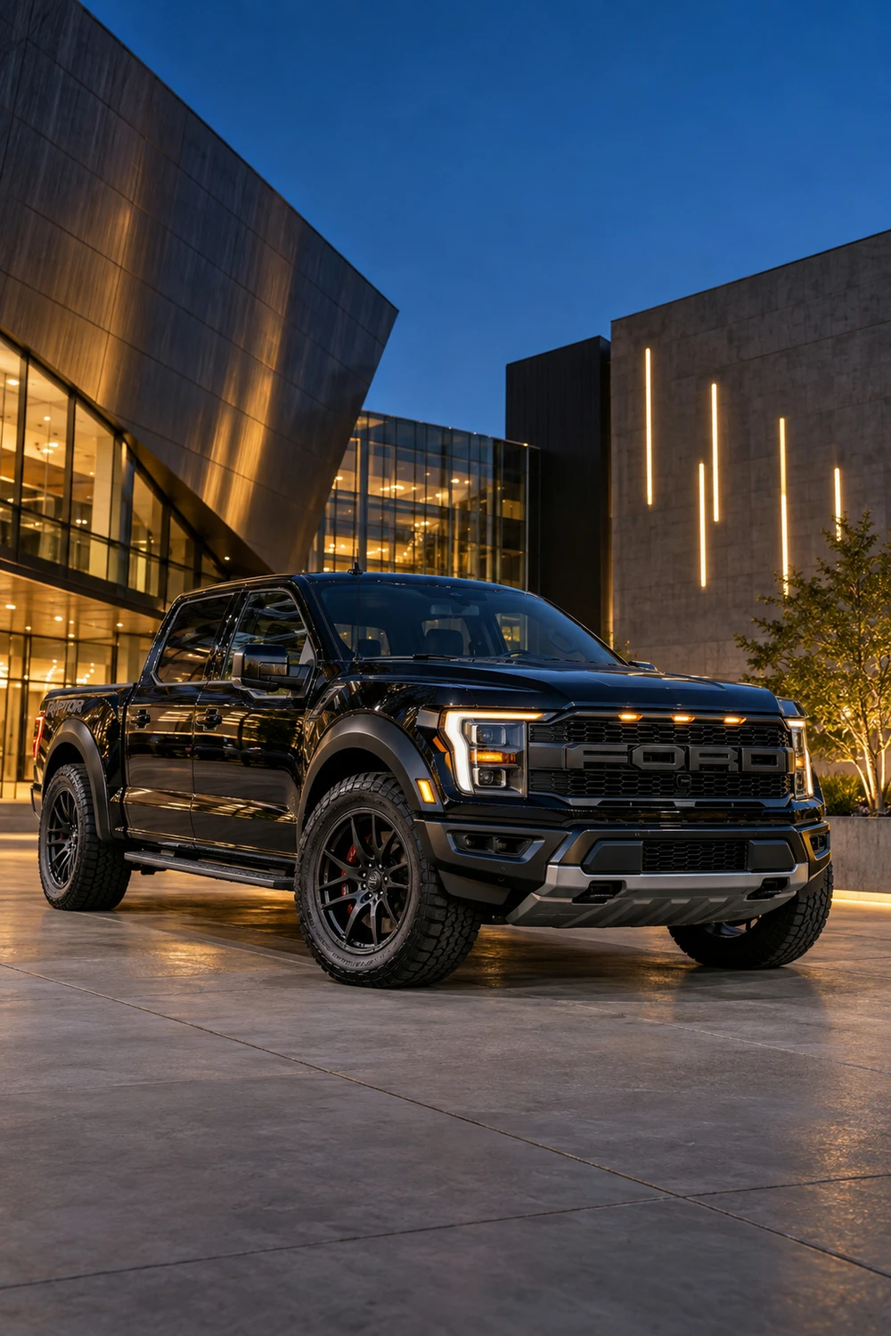АВТО 1006856 Ford F150 Raptor чёрный Денвер