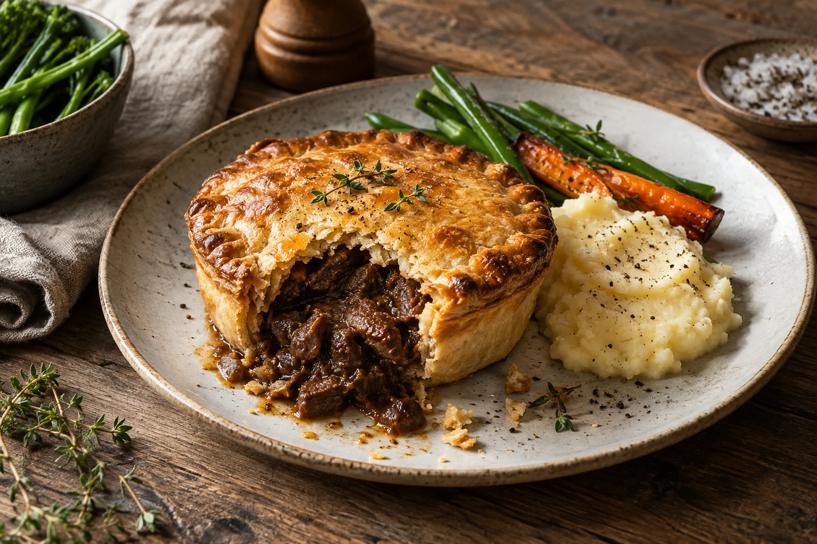 ЕДА 1001524 пирог с говяжьими щёчками