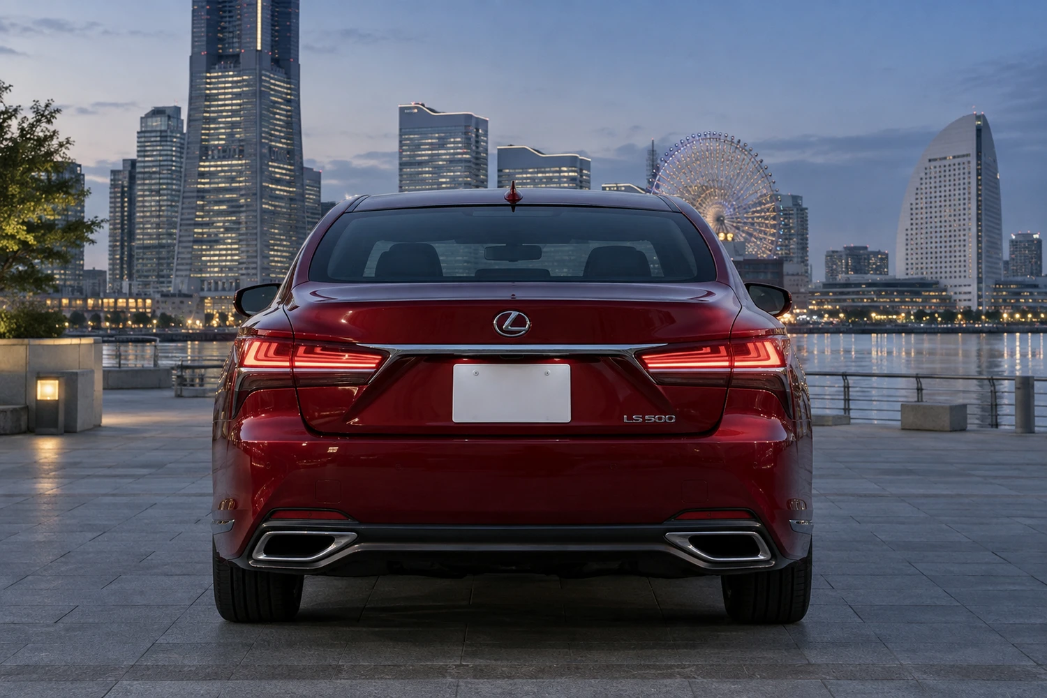 АВТО 1007426 Lexus LS500 красный Йокогама