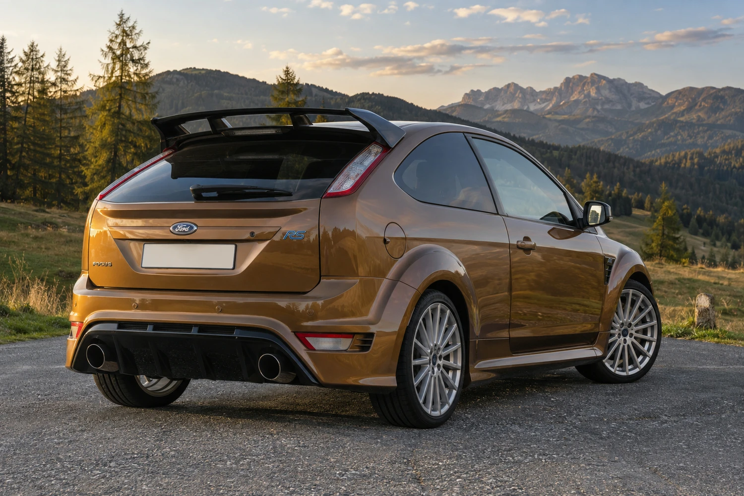 АВТО 1007465 Ford Focus RS Mk2 бронзовый луга и дальний хребет