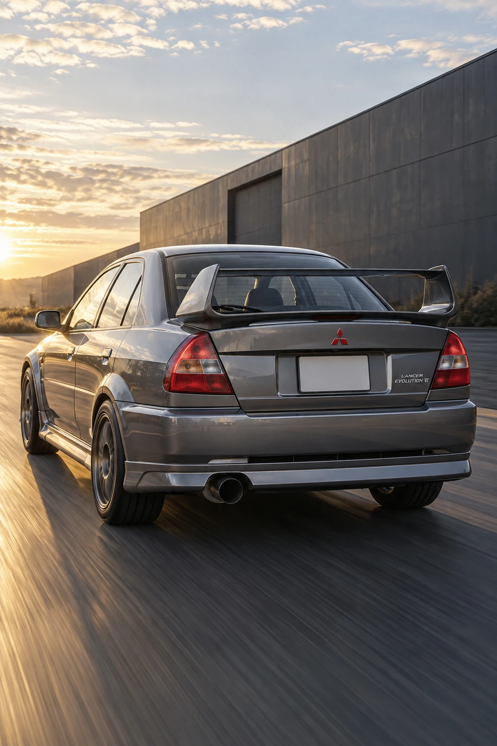 АВТО 1006899 Mitsubishi Evolution VI серый керамический фасад