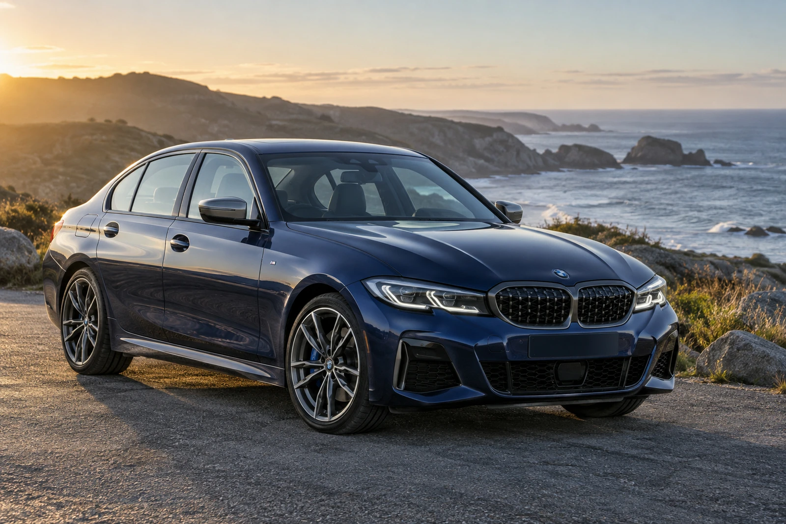 АВТО 1007832 БМВ М340i синий Атлантический берег