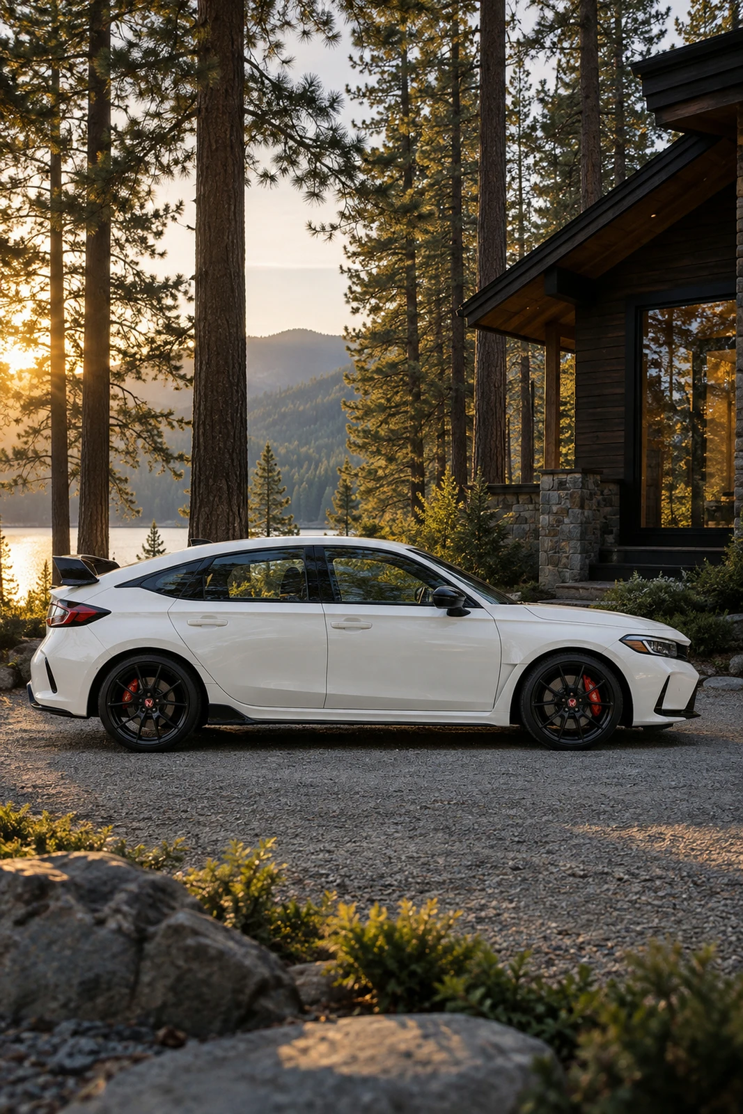 АВТО 1008393 Хонда Civic FL5 Белый Сосновый курорт